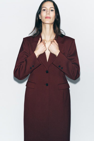 Lusso Urbano-Cappotto blazer chic