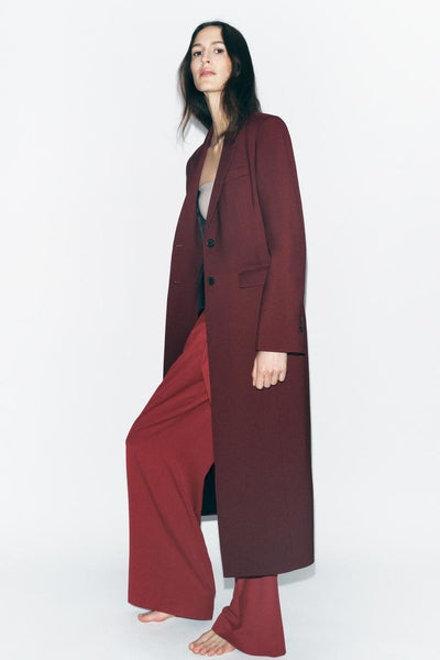 Lusso Urbano-Cappotto blazer chic