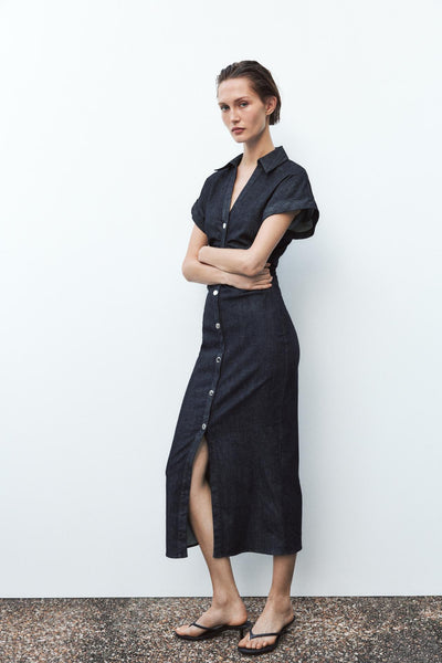 Abito Midi in Denim